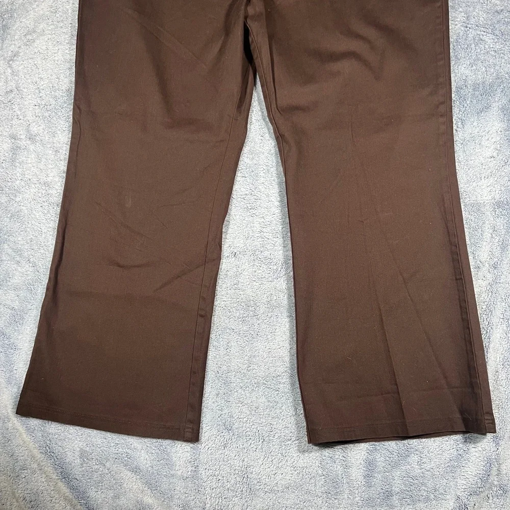 Zana-Di Jeans Brown Wide‎ Leg Trousers High Rise Stretch Jeans Size 26